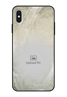 Apple iPhone XS Max Custom Glass Phone Case  - with vintage design