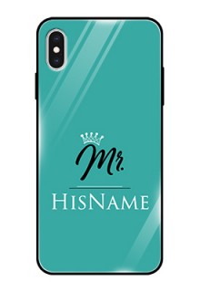 Iphone Xs Max Custom Glass Phone Case Mr with Name