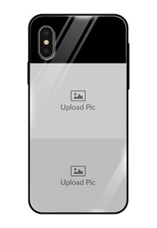 Iphone Xs 2 Images on Glass Phone Cover