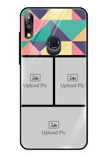 Zenfone Max pro M2 Custom Glass Phone Case  - Bulk Pic Upload Design