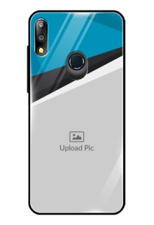 Zenfone Max pro M2 Photo Printing on Glass Case  - Simple Pattern Photo Upload Design