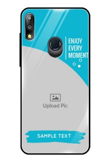 Zenfone Max pro M2 Custom Glass Mobile Case  - Happy Moment Design