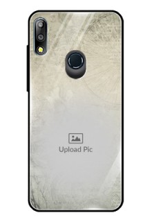 Zenfone Max pro M2 Custom Glass Phone Case  - with vintage design