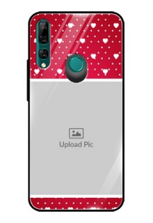 Huawei Y9 Prime Photo Printing on Glass Case  - Hearts Mobile Case Design