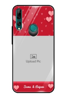 Huawei Y9 Prime Custom Glass Phone Case  - Valentines Day Design