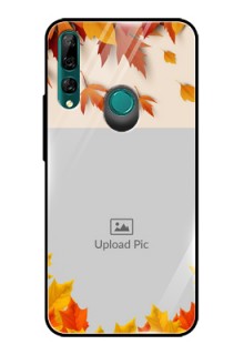 Huawei Y9 Prime Photo Printing on Glass Case  - Autumn Maple Leaves Design