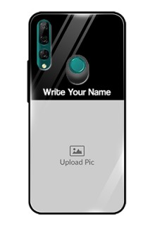 Huawei Y9 Prime 2019 Photo with Name on Glass Phone Case
