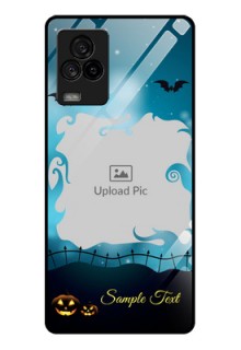 iQOO 7 Legend 5G Custom Glass Phone Case - Halloween frame design