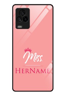 iQOO 7 Legend 5G Custom Glass Phone Case Mrs with Name