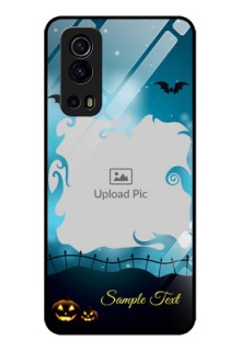 iQOO Z3 5G Custom Glass Phone Case - Halloween frame design