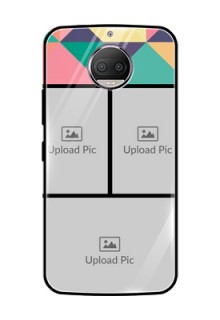 Moto G5s Plus Custom Glass Phone Case  - Bulk Pic Upload Design