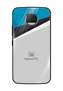 Moto G5s Plus Photo Printing on Glass Case  - Simple Pattern Photo Upload Design