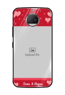 Moto G5s Plus Custom Glass Phone Case  - Valentines Day Design