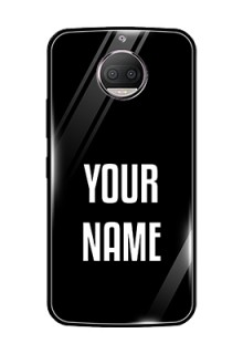 Moto G5s Plus Your Name on Glass Phone Case