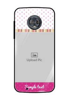 Moto G6 Photo Printing on Glass Case  - Cute Girls Cover Design