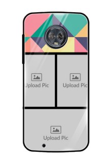 Moto G6 Custom Glass Phone Case  - Bulk Pic Upload Design