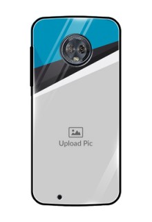 Moto G6 Photo Printing on Glass Case  - Simple Pattern Photo Upload Design
