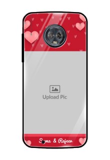 Moto G6 Custom Glass Phone Case  - Valentines Day Design