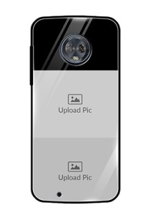 Moto G6 2 Images on Glass Phone Cover