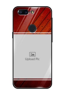 OnePlus 5T Personalized Glass Phone Case  - Leather Phone Case Design
