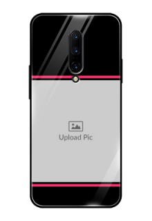OnePlus 7 Pro Custom Glass Mobile Case  - with Add Text Design