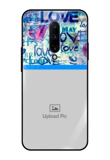 OnePlus 7 Pro Custom Glass Mobile Case  - Colorful Love Design