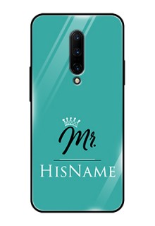 Oneplus 7 Pro Custom Glass Phone Case Mr with Name