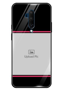 Oneplus 7T Pro Custom Glass Mobile Case  - with Add Text Design