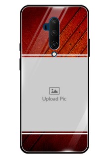 Oneplus 7T Pro Personalized Glass Phone Case  - Leather Phone Case Design