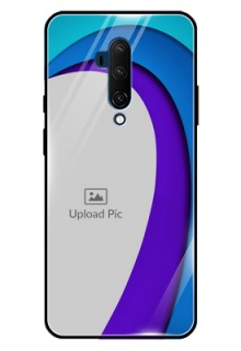 Oneplus 7T Pro Photo Printing on Glass Case  - Simple Pattern Design