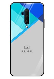 Oneplus 7T Pro Custom Glass Phone Case  - Blue Pattern Design