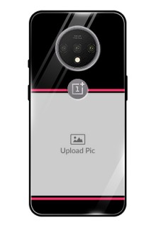 OnePlus 7T Custom Glass Mobile Case  - with Add Text Design