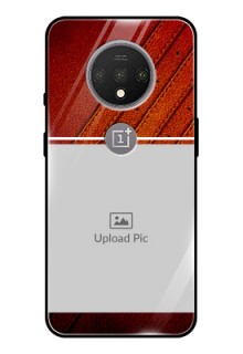 OnePlus 7T Personalized Glass Phone Case  - Leather Phone Case Design
