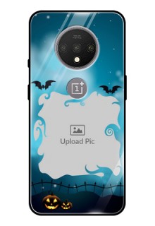 OnePlus 7T Custom Glass Phone Case  - Halloween frame design