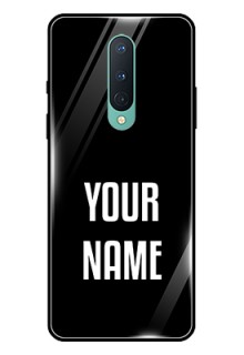 OnePlus 8 Your Name on Glass Phone Case