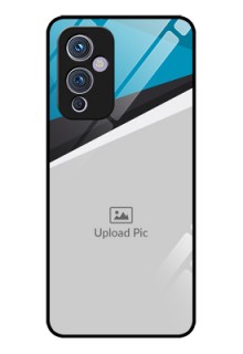 Oneplus 9 5G Photo Printing on Glass Case - Simple Pattern Photo Upload Design