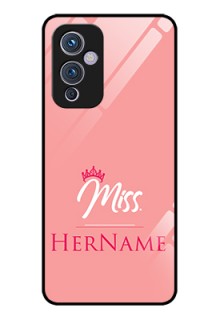Oneplus 9 5G Custom Glass Phone Case Mrs with Name