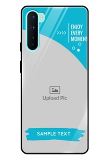 Oneplus Nord 5G Custom Glass Mobile Case  - Happy Moment Design