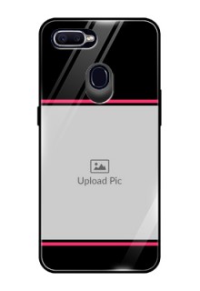 Oppo A12 Custom Glass Mobile Case  - with Add Text Design