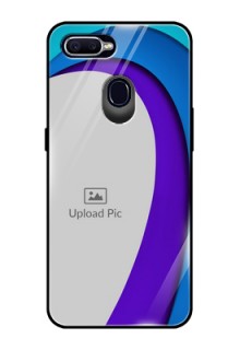 Oppo A12 Photo Printing on Glass Case  - Simple Pattern Design