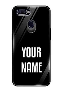 Oppo A12 Your Name on Glass Phone Case