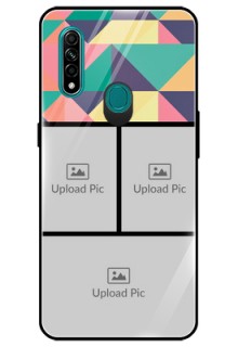 Oppo A31 Custom Glass Phone Case  - Bulk Pic Upload Design