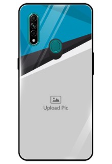 Oppo A31 Photo Printing on Glass Case  - Simple Pattern Photo Upload Design