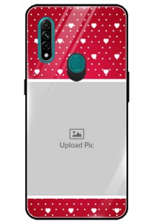Oppo A31 Photo Printing on Glass Case  - Hearts Mobile Case Design
