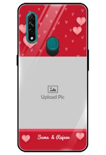 Oppo A31 Custom Glass Phone Case  - Valentines Day Design