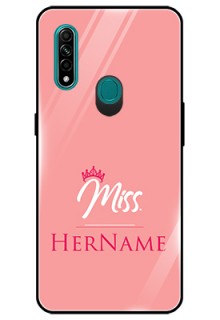 Oppo A31 Custom Glass Phone Case Mrs with Name