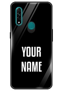 Oppo A31 Your Name on Glass Phone Case