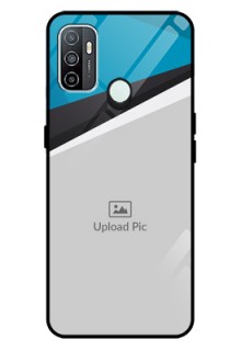 Oppo A33 2020 Photo Printing on Glass Case  - Simple Pattern Photo Upload Design