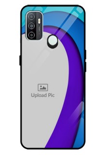 Oppo A33 2020 Photo Printing on Glass Case  - Simple Pattern Design