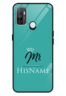 Oppo A33 2020 Custom Glass Phone Case Mr with Name